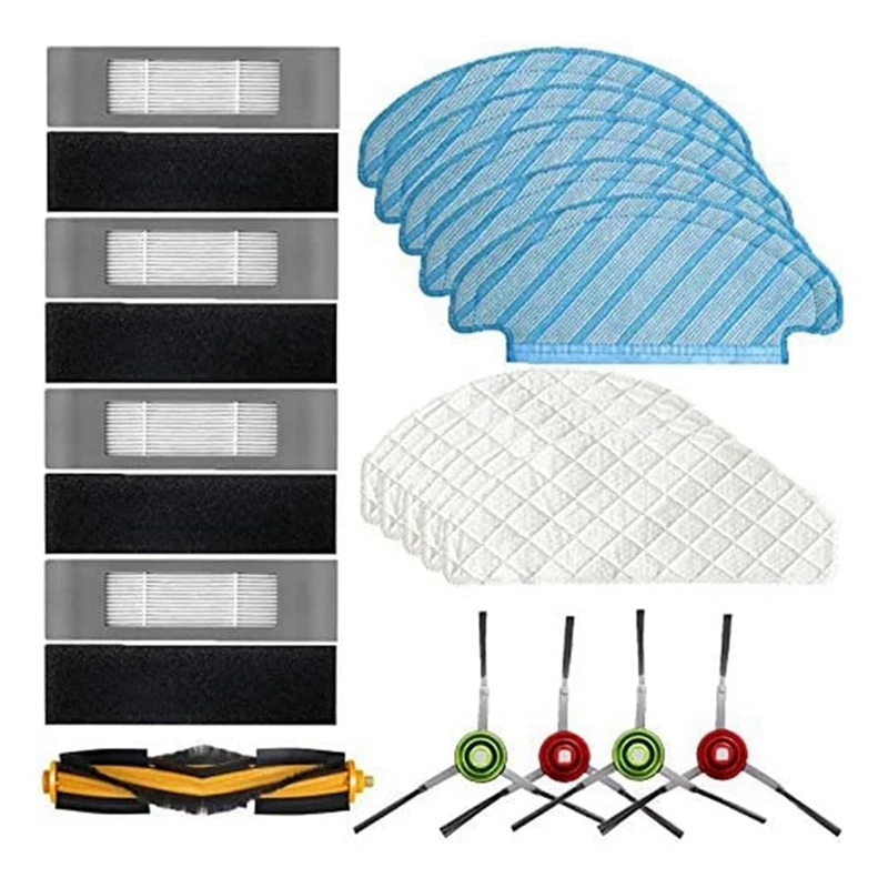 For ECOVACS Deebot Ozmo T8 T8MAX Robot Vacuum Cleaner Main Side Brush Hepa Filter Mop Pads Replacement Parts
For ECOVACS Deebot Ozmo T8 T8MAX Robot Vacuum Cleaner Main Side Brush Hepa Filter Mop Pads Replacement Parts