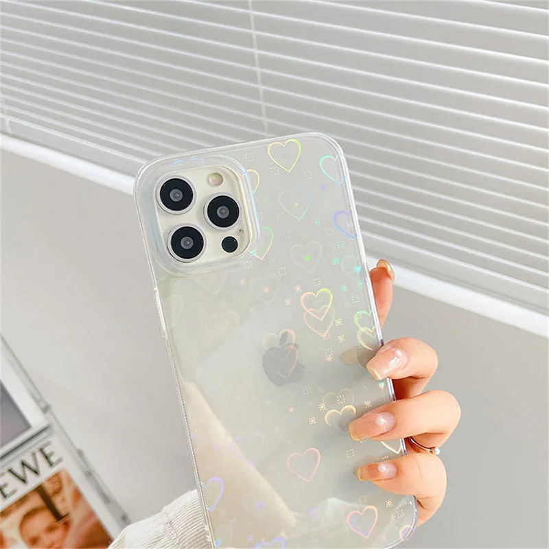 Fashion Gradient Laser Love Heart Pattern Clear Phone Case for Xiaomi Redmi 9A 9 9C Note 10 9 10S 9s 7 8 Pro 8T 9T 10T 11T Cover
Fashion Gradient Laser Love Heart Pattern Clear Phone Case for Xiaomi Redmi 9A 9 9C Note 10 9 10S 9s 7 8 Pro 8T 9T 10T 11T Cover