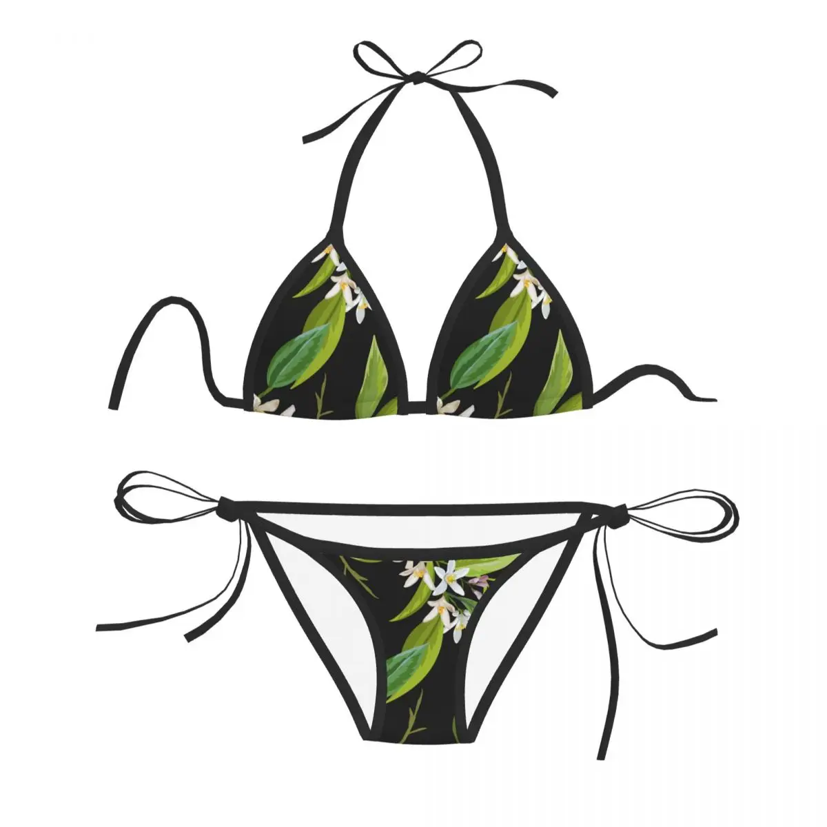 Woman Swimsuit Sexy Bikini 2023 Swimwear Bikini Set Bathing Suit Lemon Fruits Floral And Leaf Two Piece Suit
Woman Swimsuit Sexy Bikini 2023 Swimwear Bikini Set Bathing Suit Lemon Fruits Floral And Leaf Two Piece Suit