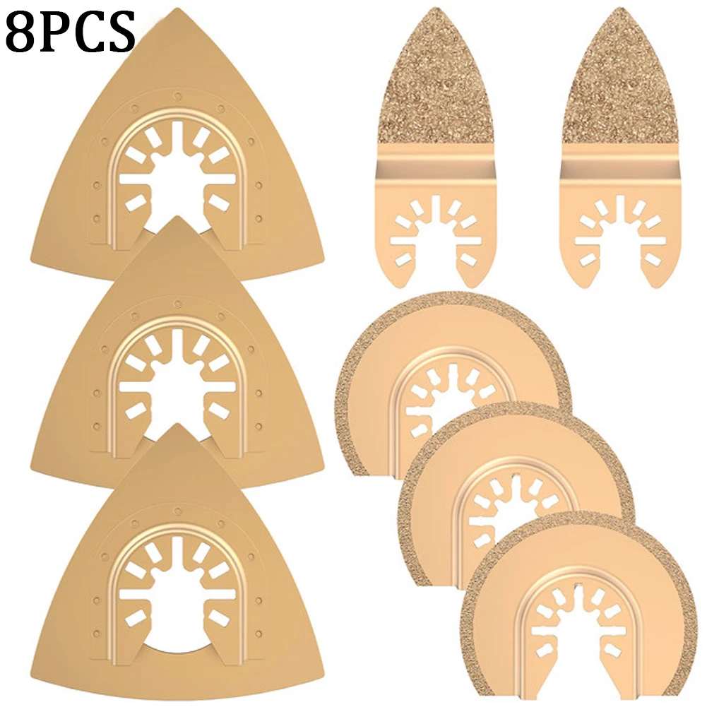 8pcs Carbide Oscillating Tool Saw Blades For Quick Change Multi-Tools Multifunctional Universal Swing Knife Saw Blade Precision
8pcs Carbide Oscillating Tool Saw Blades For Quick Change Multi-Tools Multifunctional Universal Swing Knife Saw Blade Precision