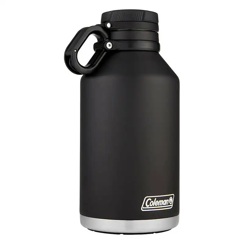 

Insulated Stainless Steel Growler, 64 oz, Black
