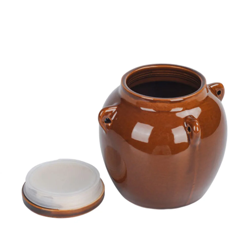 Pickle Jar Small Food Jar Cereal Containers Fermenter Sealed Ceramic Bottle Ceramics Honey Storage Bottle Glass Jars Lid
Pickle Jar Small Food Jar Cereal Containers Fermenter Sealed Ceramic Bottle Ceramics Honey Storage Bottle Glass Jars Lid