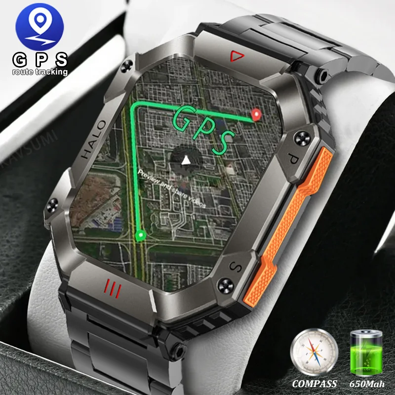 2023 Durable Military Smart Watch For Android Ios Sport Ftiness Watches Waterproof 650mAh Battery GPS Bluetooth Men' Smart Watch
2023 Durable Military Smart Watch For Android Ios Sport Ftiness Watches Waterproof 650mAh Battery GPS Bluetooth Men' Smart Watch