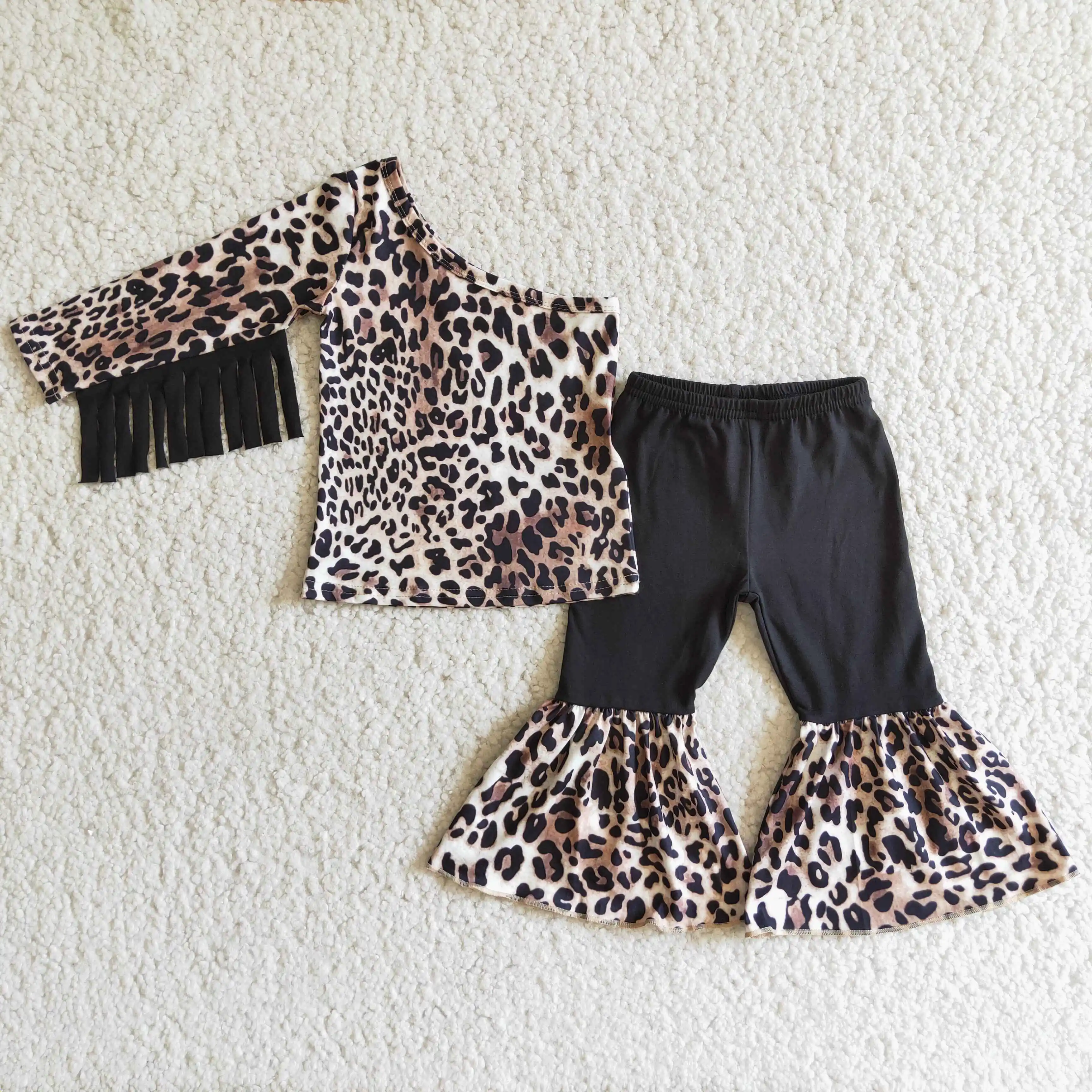 high quality little girls clothing sets long sleeve leopard tassel outfits kids clothes for girls children's clothing set
high quality little girls clothing sets long sleeve leopard tassel outfits kids clothes for girls children's clothing set