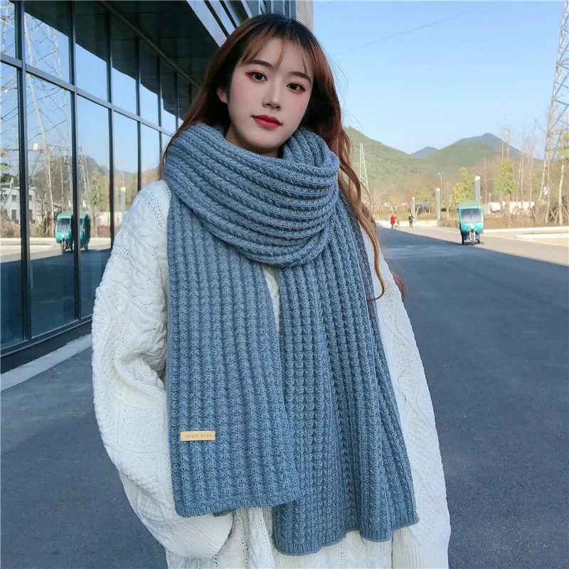 Aldult Thick Warm Winter Scarf For Women Solid Fashion Knitted Shawl And Wraps Men's Long Scarves Cachecol Unisex Luxury Foulard
Aldult Thick Warm Winter Scarf For Women Solid Fashion Knitted Shawl And Wraps Men's Long Scarves Cachecol Unisex Luxury Foulard