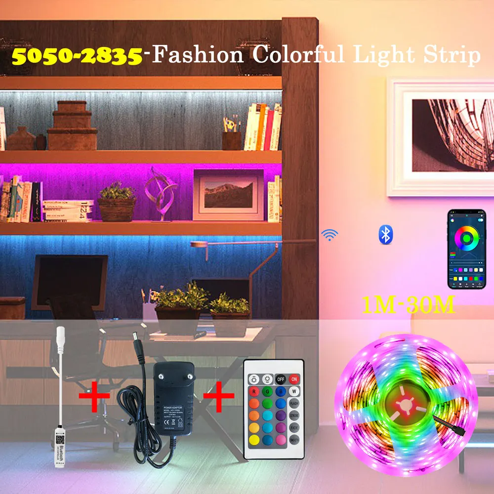 5050/2835 RGB Led Strip Lights Smart Tv Waterproof Decoration 12V Lamp for the Kitchen 5V Christmas Tree Diode Tape Usb Light Pc 
5050/2835 RGB Led Strip Lights Smart Tv Waterproof Decoration 12V Lamp for the Kitchen 5V Christmas Tree Diode Tape Usb Light Pc