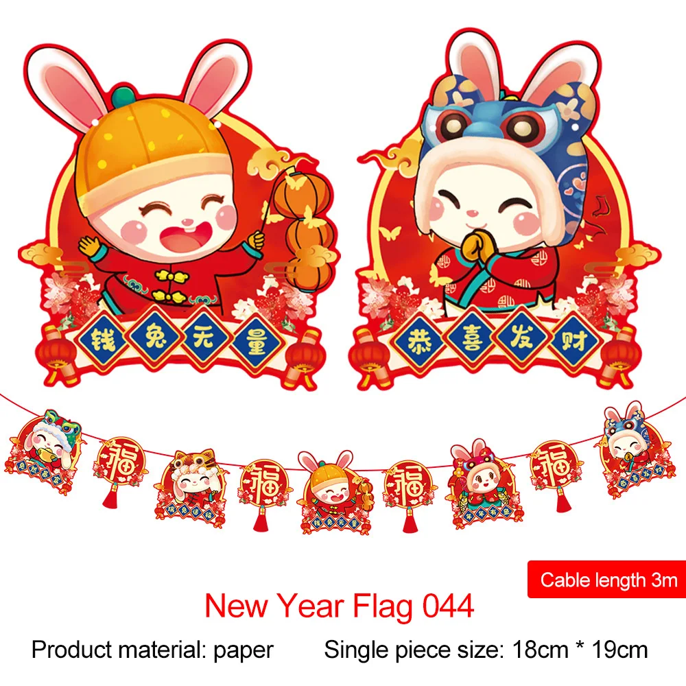 New Year Banner Pull Flag 2023 Spring Festival Banner 30cm Cartoon Banner New Pull Flags Shopping Mall Bunting
New Year Banner Pull Flag 2023 Spring Festival Banner 30cm Cartoon Banner New Pull Flags Shopping Mall Bunting