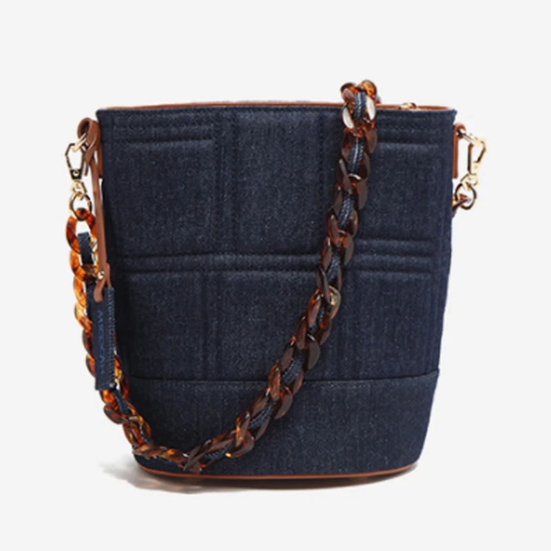 Luxury design Female Totes blue Casual Denim Bucket bag for women Shoulder Crossbody Bag Multiple pockets ladies handbag 
Luxury design Female Totes blue Casual Denim Bucket bag for women Shoulder Crossbody Bag Multiple pockets ladies handbag