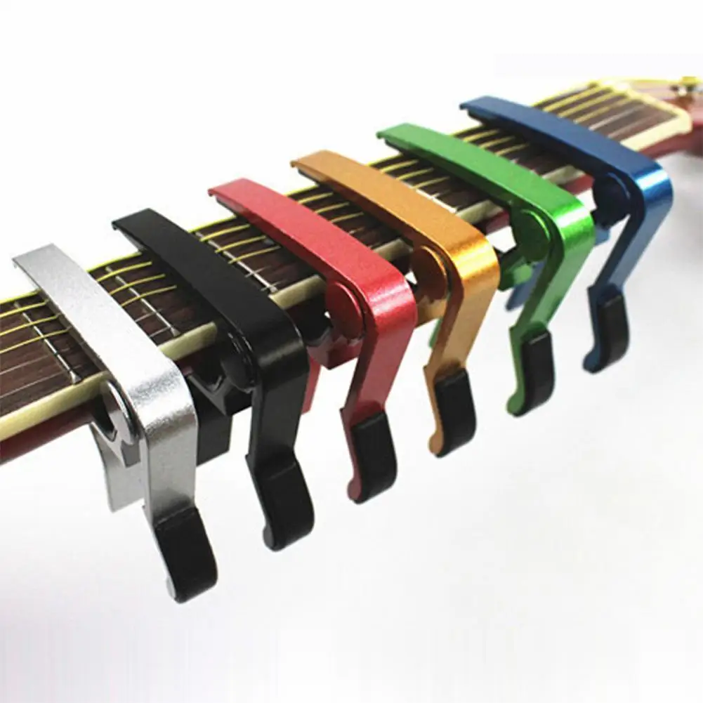 

Metal Guitar Capo Quick Change Clamp Key Acoustic Classic Guitar Ukulele Capo for Tone Adjusting Musical Instrument Accessories