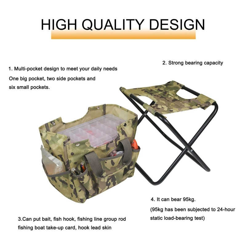 Folding Camping Backpack Chair Stool Cooler Insulated Picnic Bag Hiking Camouflage Seat Table Bag Camping Gear Outdoor
Folding Camping Backpack Chair Stool Cooler Insulated Picnic Bag Hiking Camouflage Seat Table Bag Camping Gear Outdoor