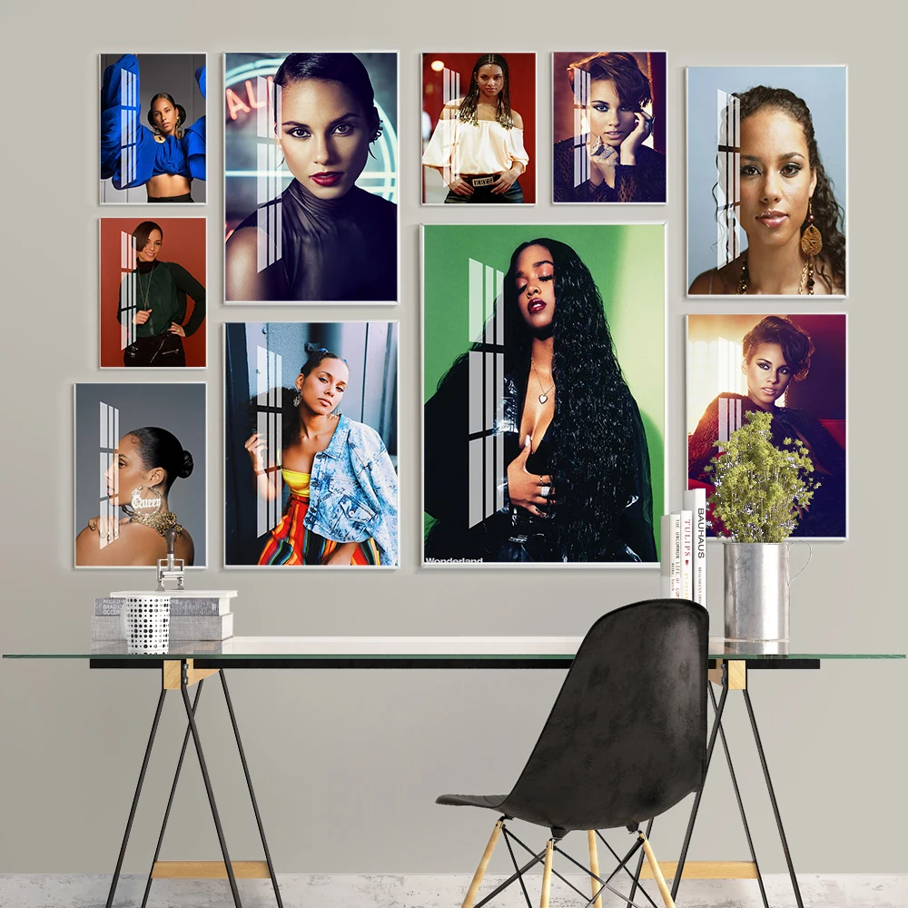 Alicia Keys Star Poster Print Art Actress Wall Picture Singer Music Canvas Painting Living Room Home Decor
Alicia Keys Star Poster Print Art Actress Wall Picture Singer Music Canvas Painting Living Room Home Decor