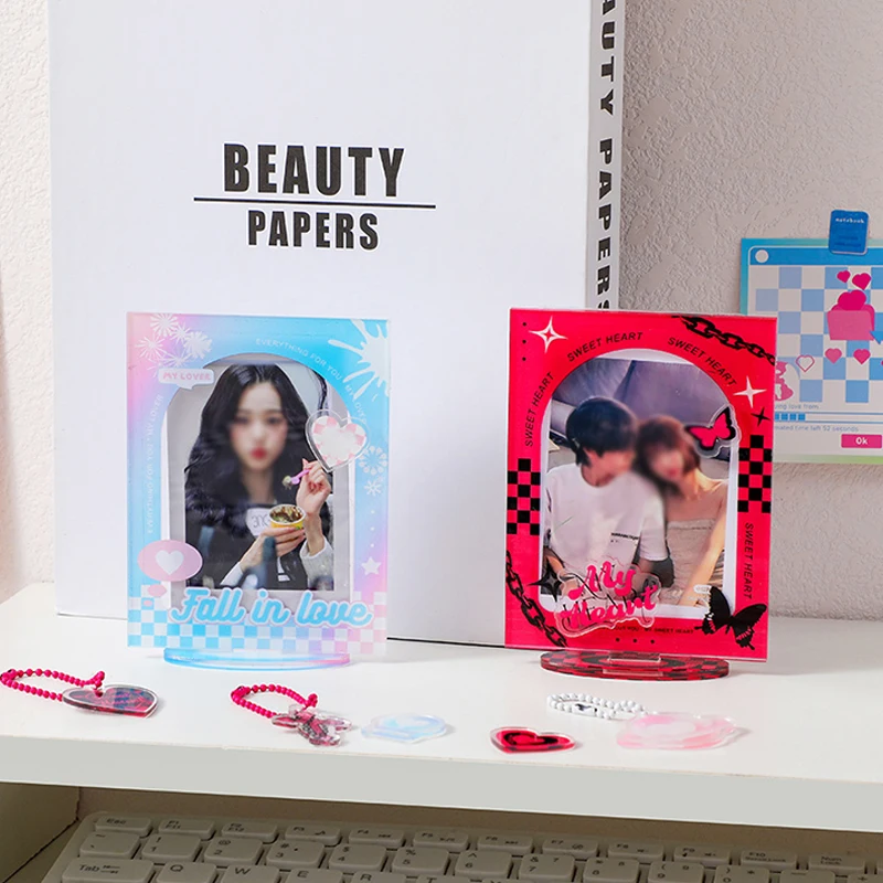 Kpop Photocard Holder Idol Photo Card Display Holder Card Protective Case Transparent Acrylic Vertical Plate Desktop Decoration
Kpop Photocard Holder Idol Photo Card Display Holder Card Protective Case Transparent Acrylic Vertical Plate Desktop Decoration