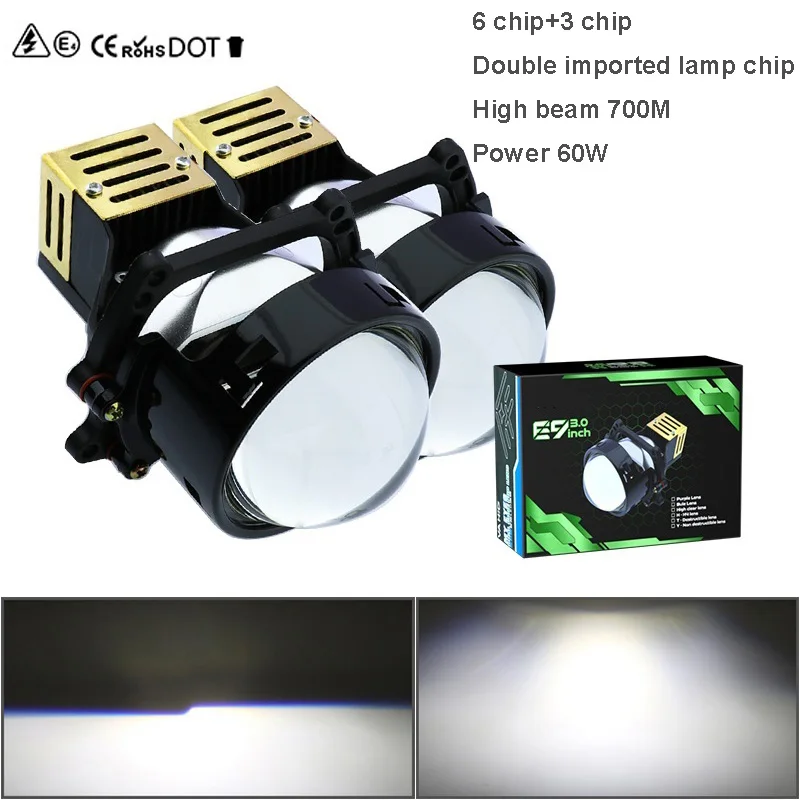 Teeze 2pieces Laser Projector Hella Bi LED Car Light Lenses For Headlight 3 Inch LED Lamp Lenses 60W For Car Light Accessories
Teeze 2pieces Laser Projector Hella Bi LED Car Light Lenses For Headlight 3 Inch LED Lamp Lenses 60W For Car Light Accessories