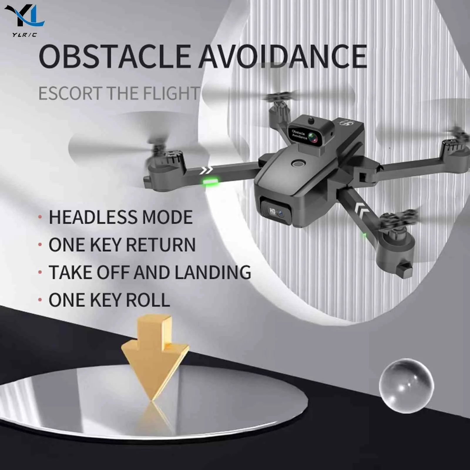 4K HD Camera Foldable Quadcopter Aerial Photography Remote Control Quadcopter 4-Sided Obstacle Avoidance Headless Mode Kids Toys
4K HD Camera Foldable Quadcopter Aerial Photography Remote Control Quadcopter 4-Sided Obstacle Avoidance Headless Mode Kids Toys