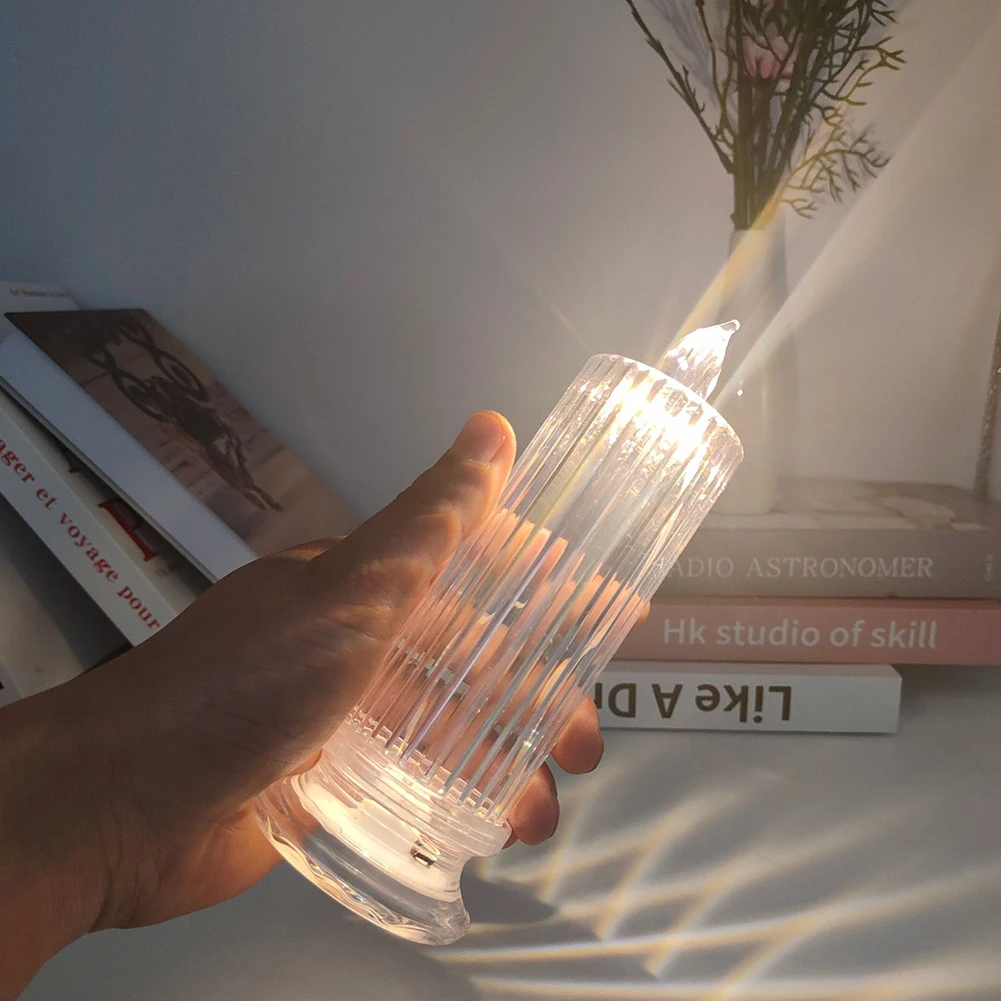 LED Diamond Candle Light Wedding Birthday Dinner Party Flameless Acrylic Candle Night Lamp Home Cafe Birthday Dining Table Decor 
LED Diamond Candle Light Wedding Birthday Dinner Party Flameless Acrylic Candle Night Lamp Home Cafe Birthday Dining Table Decor