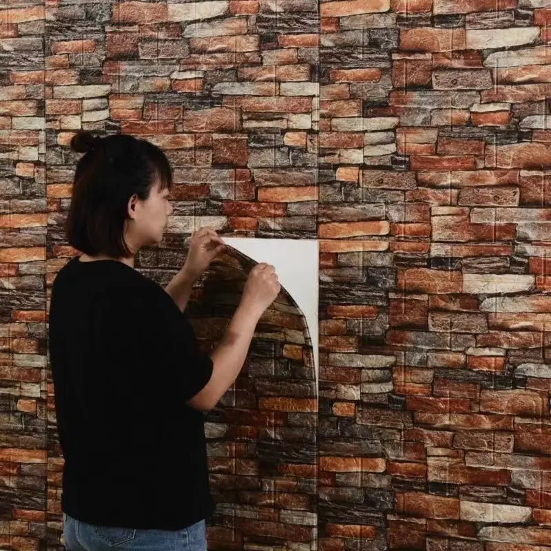 77x70cm 3D Wall Sticker Brick Pattern Living Room Bedroom TV Retro Wallpaper Waterproof Self-adhesiveWallStickerDecoration
77x70cm 3D Wall Sticker Brick Pattern Living Room Bedroom TV Retro Wallpaper Waterproof Self-adhesiveWallStickerDecoration