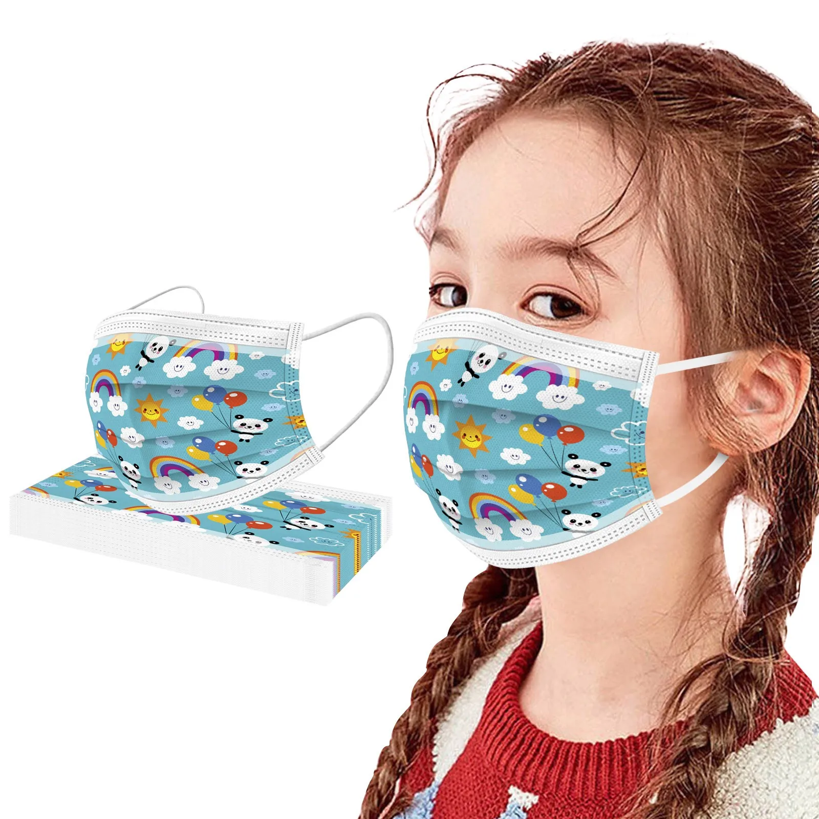 10pcs Kids Disposable Face Masks Pandas Rainbow Bamboo Rain Cover Mouth For Dustproof Filter Pm2.5 Mask Earloop Bandage Masque
10pcs Kids Disposable Face Masks Pandas Rainbow Bamboo Rain Cover Mouth For Dustproof Filter Pm2.5 Mask Earloop Bandage Masque