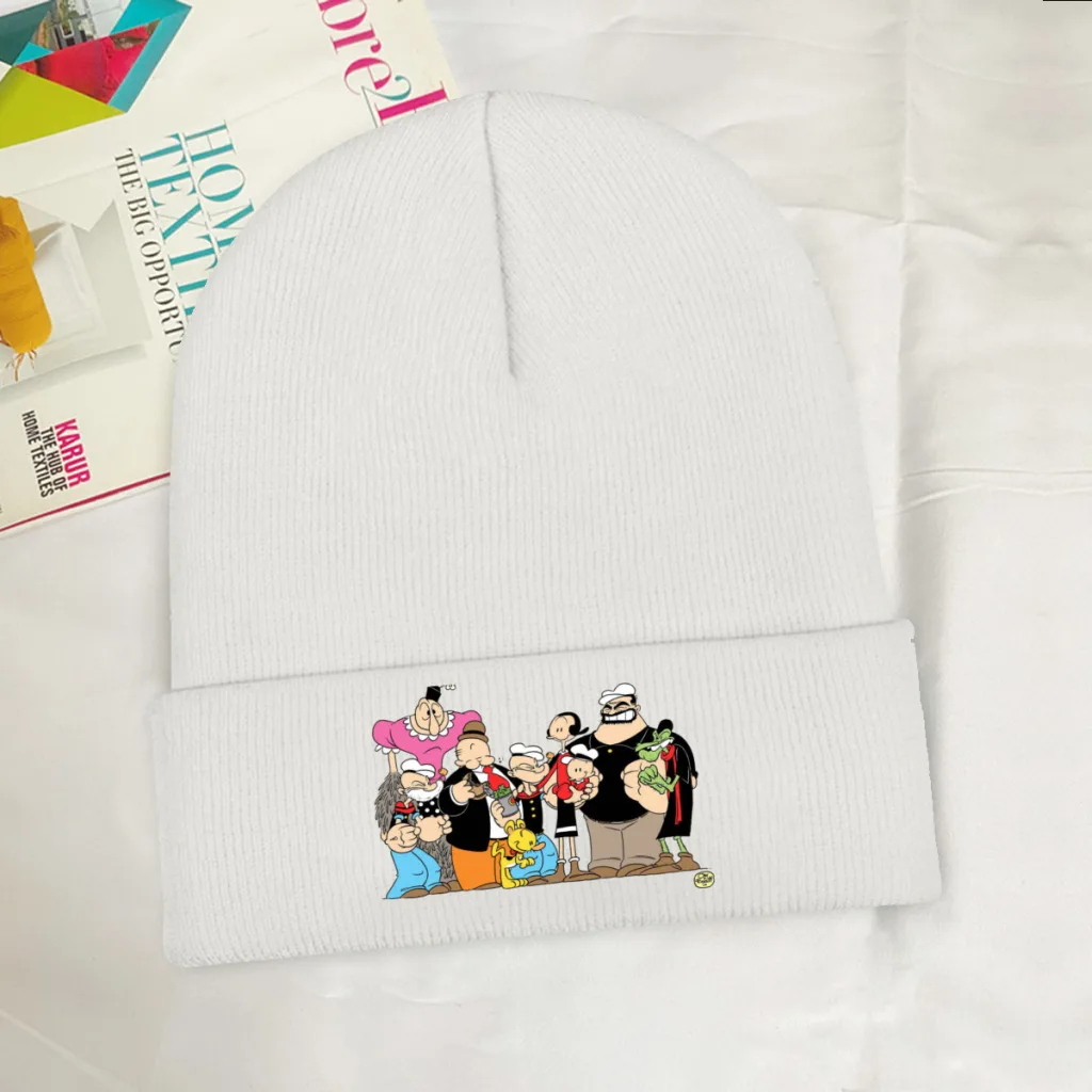 Family Skullies Beanie Popeye The Sailor American Cartoon Anime Comic Movie Knitted Bonnet Unisex Caps Brimless Elastic Hats
Family Skullies Beanie Popeye The Sailor American Cartoon Anime Comic Movie Knitted Bonnet Unisex Caps Brimless Elastic Hats
