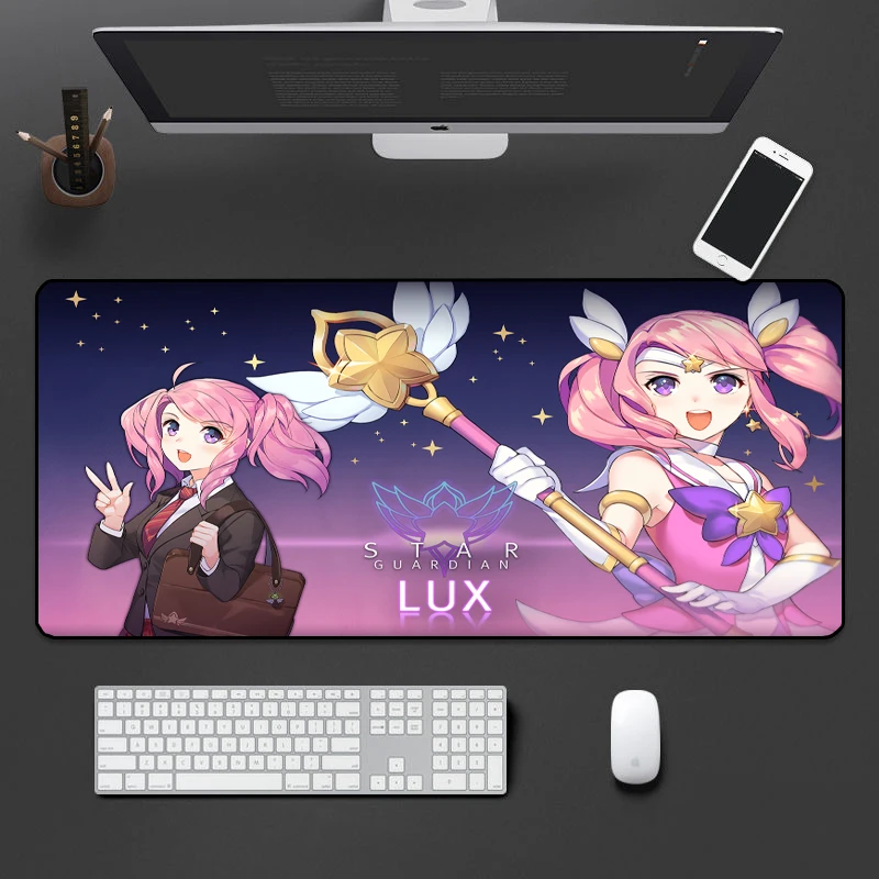 Gaming Accessories Mouse Pad 400*900MM Lux LOL Gamer Mousepad Carpet Table Mat Large Mousepad Xxl Desktop Decoration Cushion
Gaming Accessories Mouse Pad 400*900MM Lux LOL Gamer Mousepad Carpet Table Mat Large Mousepad Xxl Desktop Decoration Cushion