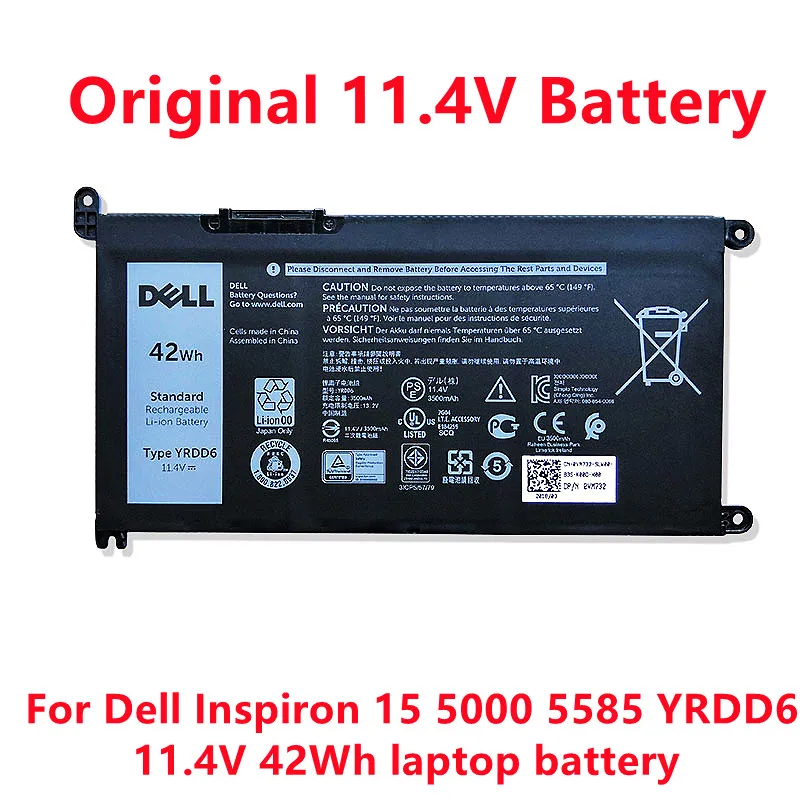 Аккумулятор для ноутбука WDX0R, T2JX4, 3CRH3, WDXOR для Dell Inspiron 13, 5000, 5368, 5378, 7368, 14, 7000, 7560, 7460, 5567, 15 МФ, оригинал
Аккумулятор для ноутбука WDX0R, T2JX4, 3CRH3, WDXOR для Dell Inspiron 13, 5000, 5368, 5378, 7368, 14, 7000, 7560, 7460, 5567, 15 МФ, оригинал