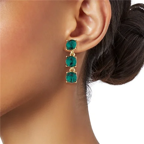 European and American retro antique high sense Earrings ordinary emerald earrings
European and American retro antique high sense Earrings ordinary emerald earrings