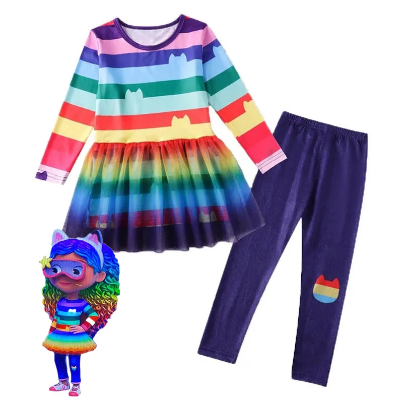 Autumn Baby Girls Gabbys Dollhouse Dresses and Pants Clothes Sets Gabby Cats Carnival Cosplay Costume Birthday Party Clothing
Autumn Baby Girls Gabbys Dollhouse Dresses and Pants Clothes Sets Gabby Cats Carnival Cosplay Costume Birthday Party Clothing