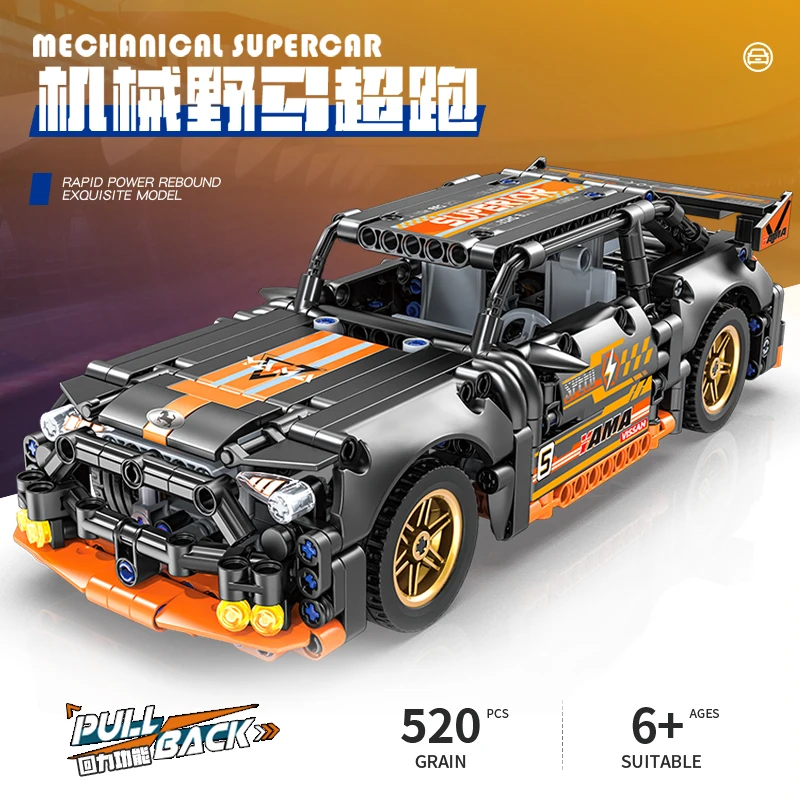505+PCS Assembled Off-Road Sports Technical Car Building Blocks Speed Champion Pull-Back Model DIY Vehicle Toys Gift For Kid Boy
505+PCS Assembled Off-Road Sports Technical Car Building Blocks Speed Champion Pull-Back Model DIY Vehicle Toys Gift For Kid Boy