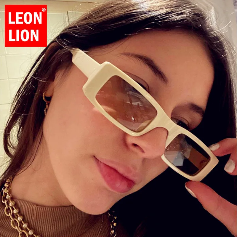 Солнечные очки LeonLion в прямоугольной оправе для мужчин и женщин, небольшие солнцезащитные аксессуары в винтажном стиле, с защитой от ультраф...
Солнечные очки LeonLion в прямоугольной оправе для мужчин и женщин, небольшие солнцезащитные аксессуары в винтажном стиле, с защитой от ультраф...