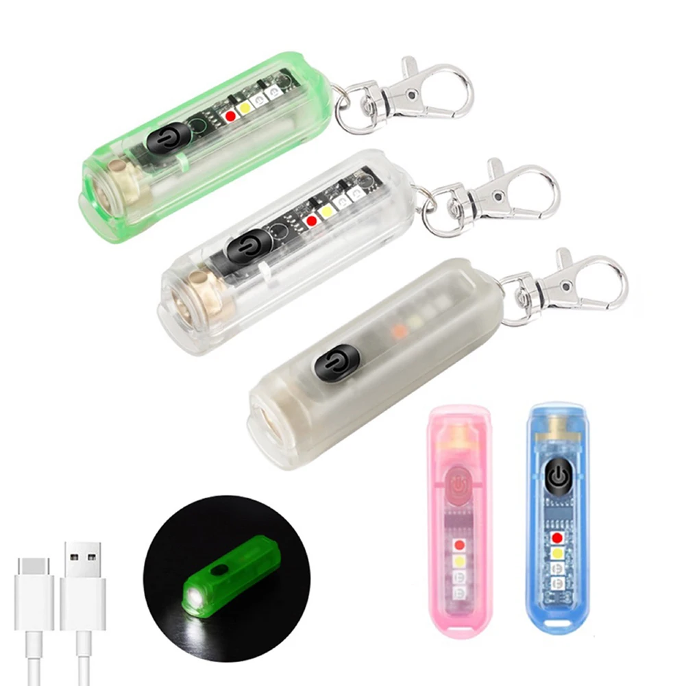 EDC Keychain Flashlight Type-C USB Rechargeable Mini LED Pocket Light Emergency Outdoor Camping Hiking Flashlight
EDC Keychain Flashlight Type-C USB Rechargeable Mini LED Pocket Light Emergency Outdoor Camping Hiking Flashlight