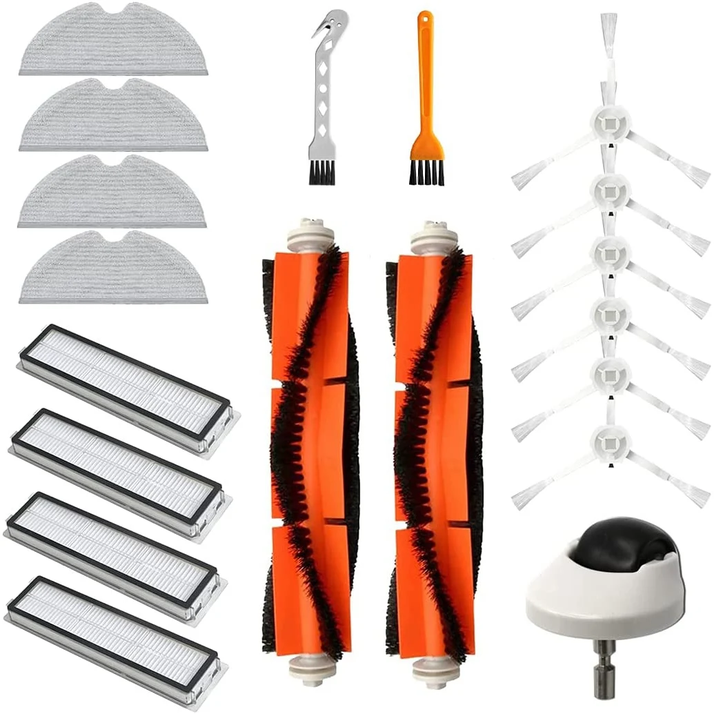 19Pcs Main Roller Side Brush Hepa Filter Mop Cloth for Xiaomi Dreame D9 Robot Vacuum Cleaner Parts
19Pcs Main Roller Side Brush Hepa Filter Mop Cloth for Xiaomi Dreame D9 Robot Vacuum Cleaner Parts