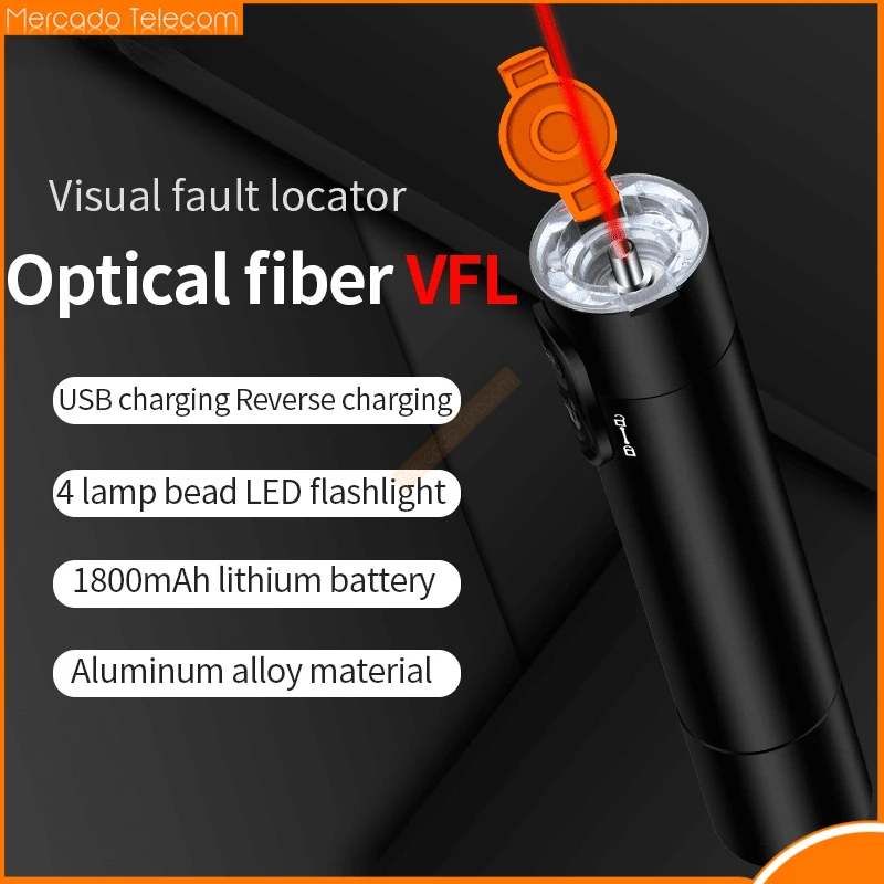 Новый зарядный аккумулятор VFL мини оптоволоконный источник света Визуальный