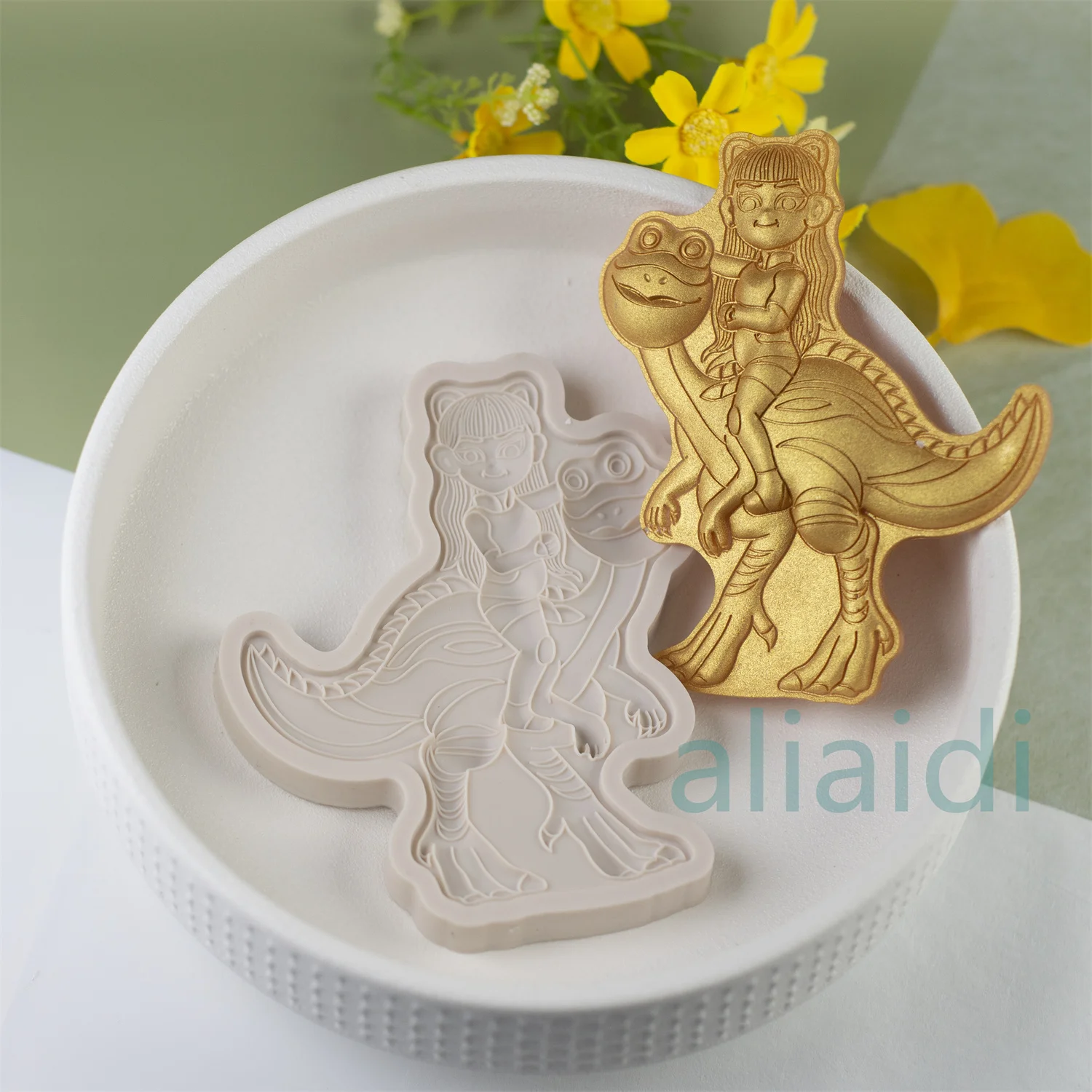 Cartoon Dinosaur silicone mold fondant chocolate mold DIY cake decoration mold creative cartoon baking mold
Cartoon Dinosaur silicone mold fondant chocolate mold DIY cake decoration mold creative cartoon baking mold