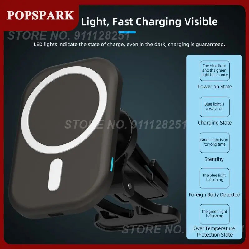 Multifunctional Fast Charging Station Magnetic Car Wireless Charger Non-slip 15w Car Wireless Phone Charger Fast Charging
Multifunctional Fast Charging Station Magnetic Car Wireless Charger Non-slip 15w Car Wireless Phone Charger Fast Charging