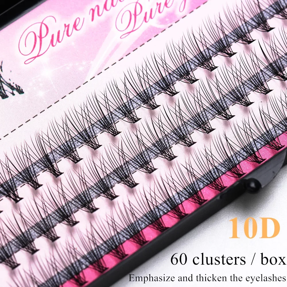 

2022New Clusters/box Cluster lashes,Individual eyelashes extension Eyelashes bunches professional makeup false eyelashes