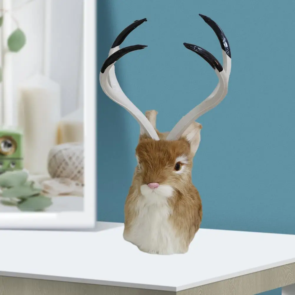 Wall Hanging Decoration Faux Fur Rabbit Head with Antlers Ultimate Wall Mount Model for Stunning Home Decor Room or Bedroom
Wall Hanging Decoration Faux Fur Rabbit Head with Antlers Ultimate Wall Mount Model for Stunning Home Decor Room or Bedroom