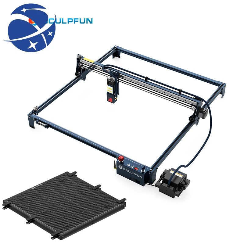 yyhc New SCULPFUN S30 Ultra 11W Engraver Cutter Emergency Stop Key Lock Laser Engraving Machine with 600*600mm Honeycomb
yyhc New SCULPFUN S30 Ultra 11W Engraver Cutter Emergency Stop Key Lock Laser Engraving Machine with 600*600mm Honeycomb