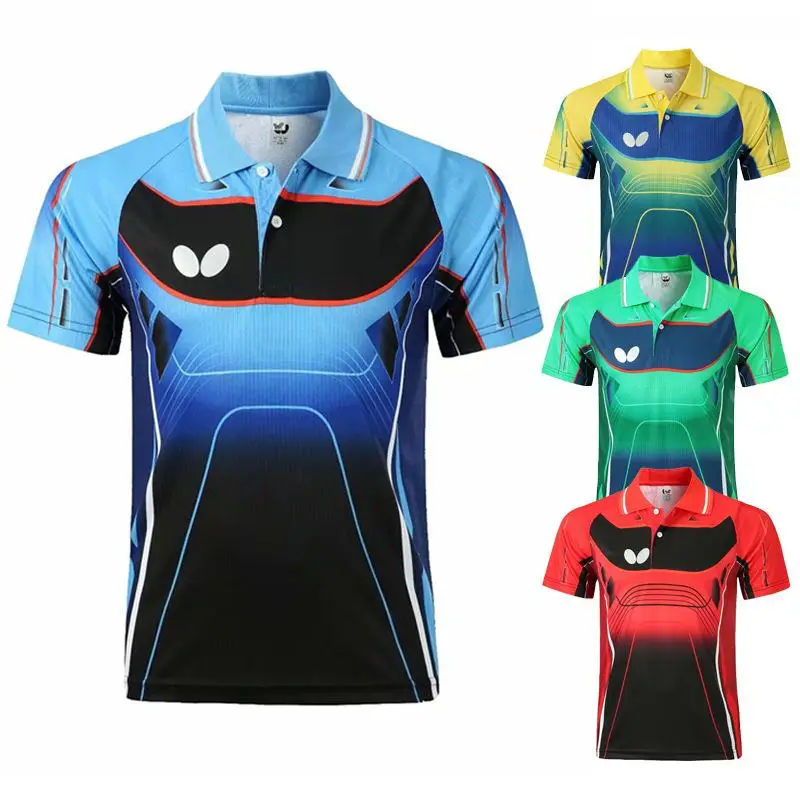 New 2022 Table Tennis T-shirts Clothing Men Women Lapel Short-sleeved T-shirt Summer Quick-drying T Shirt With Logo Printing
New 2022 Table Tennis T-shirts Clothing Men Women Lapel Short-sleeved T-shirt Summer Quick-drying T Shirt With Logo Printing