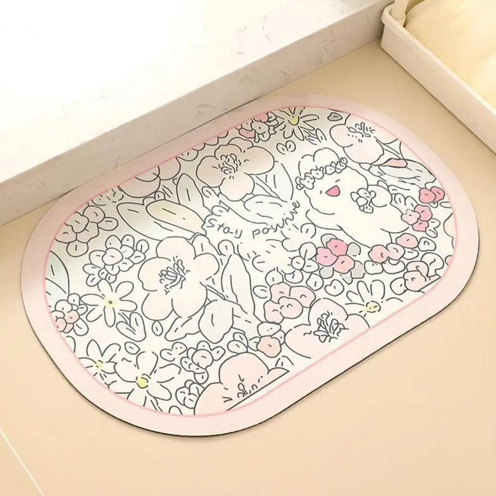 Bathroom Carpet Easy to Clean Floor Mat Super Absorbent Oval/Rectangular Floor Anti-slip Rug Balcony Doormat Prevent Falling
Bathroom Carpet Easy to Clean Floor Mat Super Absorbent Oval/Rectangular Floor Anti-slip Rug Balcony Doormat Prevent Falling