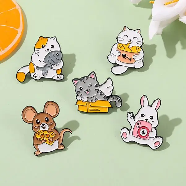 Kawaii эмалированная брошь на лацкан Кролик Мышь кошка брошь сумка шляпа рубашка одежда значок Ювелирные изделия Подарки для женщин черное по...
Kawaii эмалированная брошь на лацкан Кролик Мышь кошка брошь сумка шляпа рубашка одежда значок Ювелирные изделия Подарки для женщин черное по...