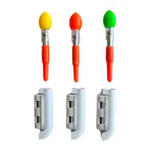 Luminous Stick Fishing Rod Light Red Green Electronic Pole Light LED Fishing Float Accessories Orange Electronic Rod Light Carp