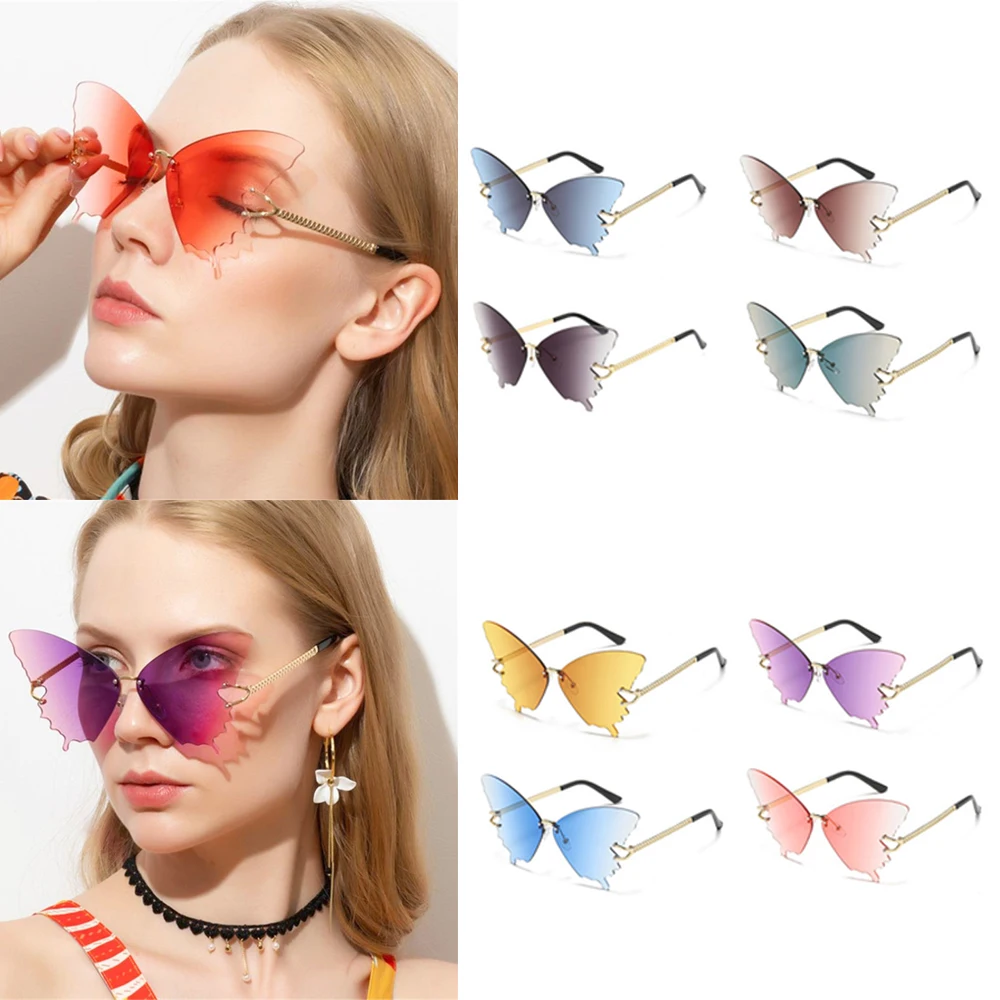 1Pc 2022 New Fashion Party Butterfly Sunglasses Women UV400 Glass Car Metal Rimless Eyeglasses Party Eyewear Spectacles Goggles
1Pc 2022 New Fashion Party Butterfly Sunglasses Women UV400 Glass Car Metal Rimless Eyeglasses Party Eyewear Spectacles Goggles