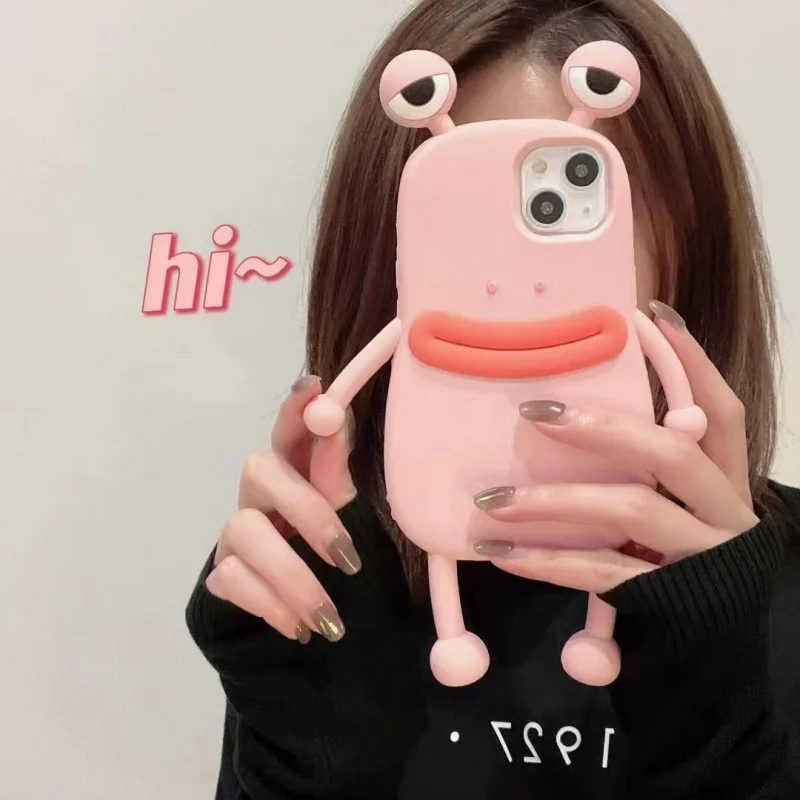 Funny Stereo Frog Pink Green Silicone Case For IPhone 11 12 13 Pro Max Case XS X XR XR 7 8 6 Plus SE Cover Coque Bumper Shell
Funny Stereo Frog Pink Green Silicone Case For IPhone 11 12 13 Pro Max Case XS X XR XR 7 8 6 Plus SE Cover Coque Bumper Shell