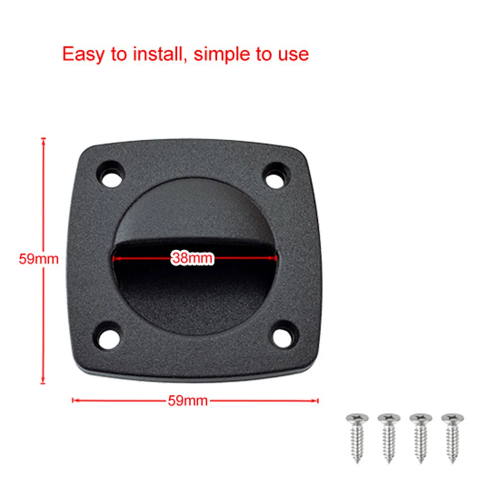1pc Black Square Flush Mount Pull Cabinet Boat Hatch Door Compartment Handle With Screws Nylon 59x59mm Boat Accessories
1pc Black Square Flush Mount Pull Cabinet Boat Hatch Door Compartment Handle With Screws Nylon 59x59mm Boat Accessories