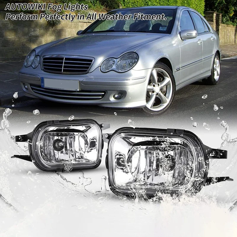 Противотуманные фары для переднего бампера автомобиля с лампочкой для Benz C-Class W203 C200 C240 2002-2007 2158200556 2158200656
Противотуманные фары для переднего бампера автомобиля с лампочкой для Benz C-Class W203 C200 C240 2002-2007 2158200556 2158200656