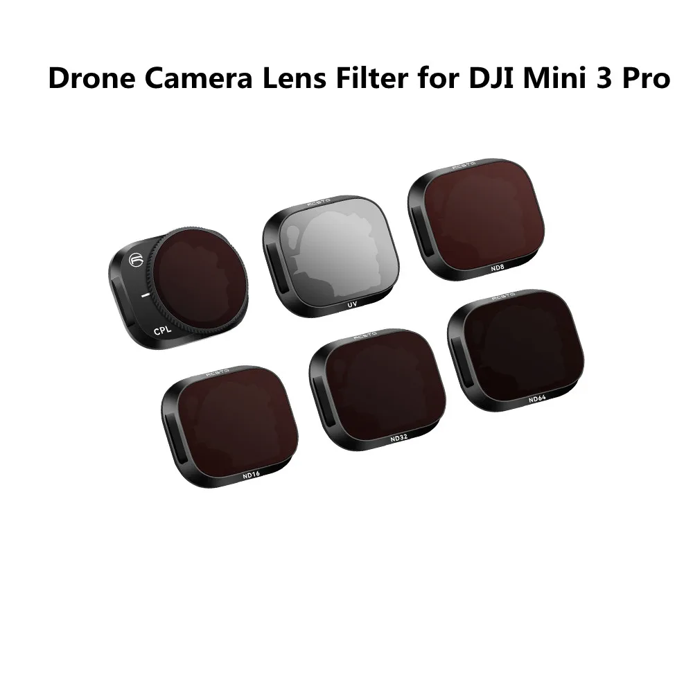 Drone Camera Lens Filter for DJI Mini 3 Pro MCUV CPL ND 8 16 32 64 Polarizing Lens Filter Kit Protector Drone Accessory
Drone Camera Lens Filter for DJI Mini 3 Pro MCUV CPL ND 8 16 32 64 Polarizing Lens Filter Kit Protector Drone Accessory
