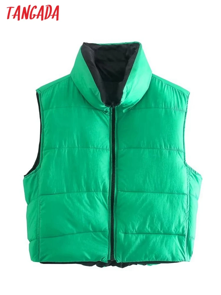 Tangada Women Double Side Wear Sleeveless Waistcoat Parkas Thick 2022 Winter Zipper Pockets Female Warm Elegant Coat 5Z81
Tangada Women Double Side Wear Sleeveless Waistcoat Parkas Thick 2022 Winter Zipper Pockets Female Warm Elegant Coat 5Z81