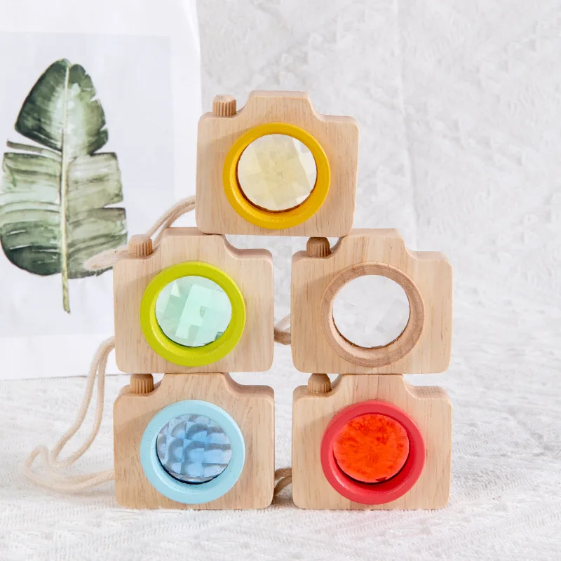 Mini Wooden Camera Toys for Children Kaleidoscope Rainbow Wooden Toys Color Learning Early Educational Game 1Y+
Mini Wooden Camera Toys for Children Kaleidoscope Rainbow Wooden Toys Color Learning Early Educational Game 1Y+