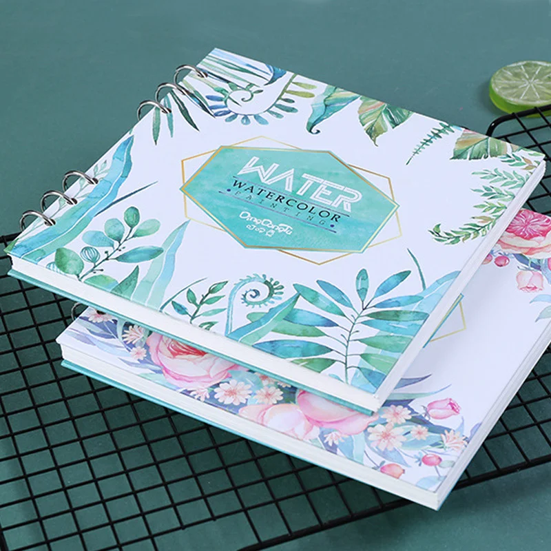 Spiral Notebook for watercolor painting sketchbook 40pages blank paper 300GSM Loose leaf Diary Office School supplies Stationery
Spiral Notebook for watercolor painting sketchbook 40pages blank paper 300GSM Loose leaf Diary Office School supplies Stationery
