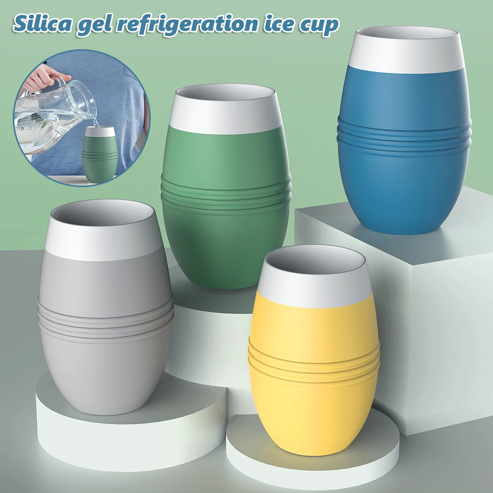 Silicone Refrigeration Ice Cup Wine Glass Outdoor Camping Cooling Cups Anti-slip Anti-freeze Cookware For Kitchen Bar
Silicone Refrigeration Ice Cup Wine Glass Outdoor Camping Cooling Cups Anti-slip Anti-freeze Cookware For Kitchen Bar