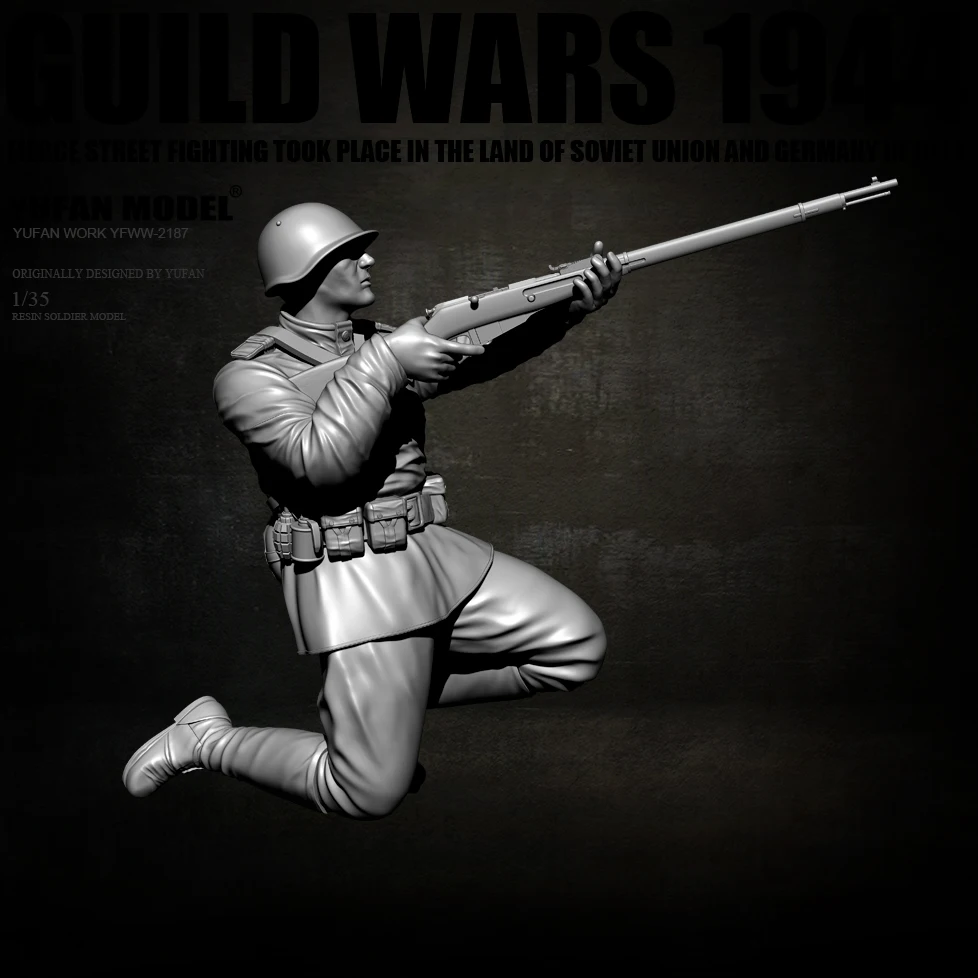 YUFAN MODEL 1/35 Resin Soldier model kits figure colorless and self-assembled YFWW-2187
YUFAN MODEL 1/35 Resin Soldier model kits figure colorless and self-assembled YFWW-2187